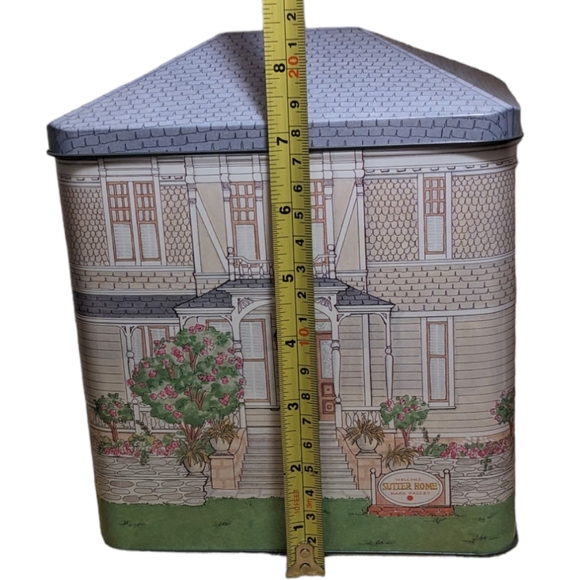 Vintage Sutter Home Napa Valley Victorian Winery Collectible Metal Tin Decor - Picture 9 of 13